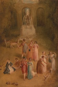 牧草地 作： Thomas Stothard